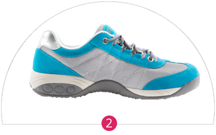 Breathable uppers providing comfort and support