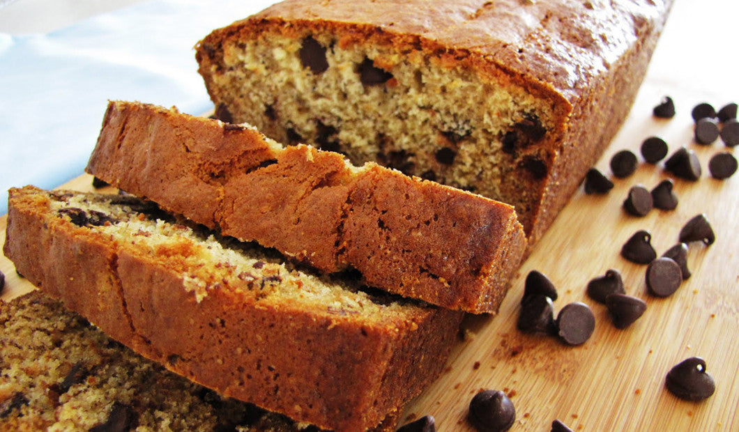 Chocolate Chip Yogurt Gluten Free Quick Bread