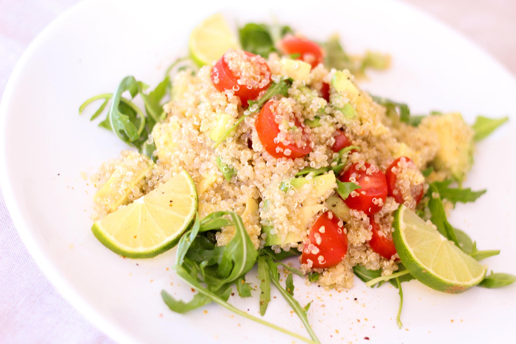 Quinoa and Smoked Tofu Salad for Labor Day Picnic