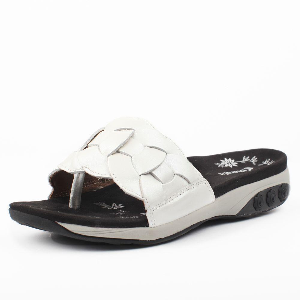 Delilah Women's Slide Leather Sandal