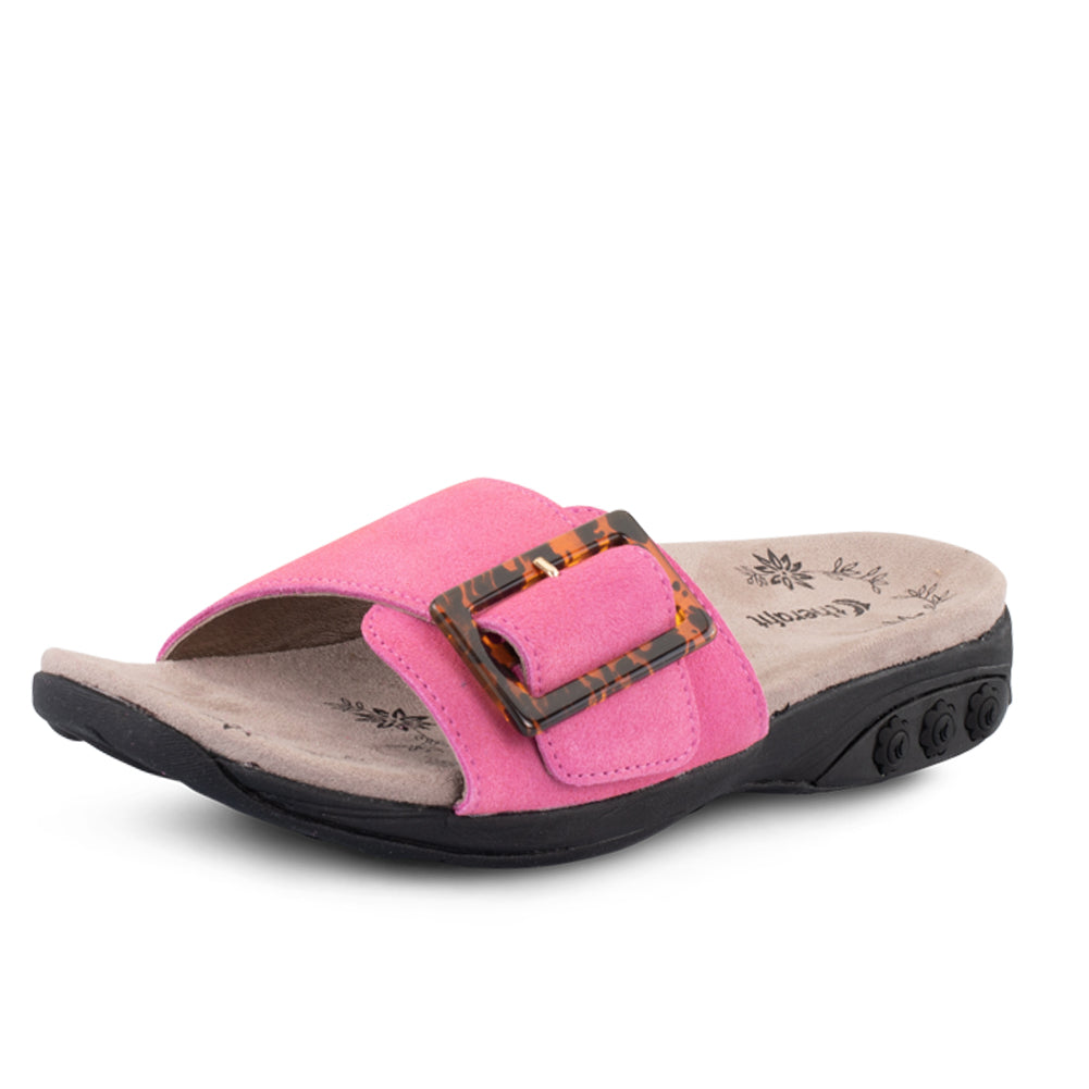 2023 Designer Leather Sandals For Women Luxury Flat Beige Slippers In Pink,  Black, And G With Box From Ming210, $89.55 | DHgate.Com